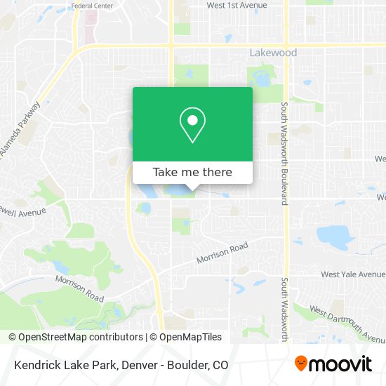 Kendrick Lake Park map