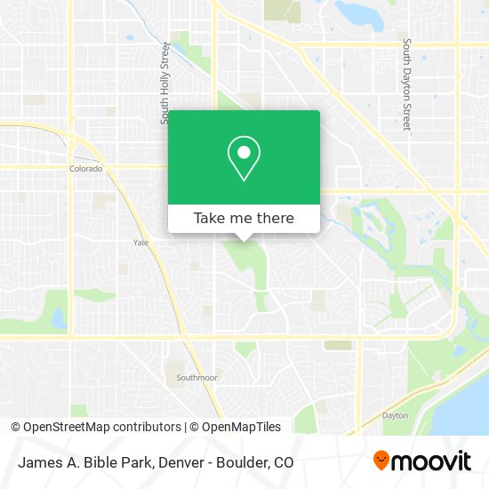 Mapa de James A. Bible Park