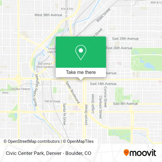 Civic Center Park map