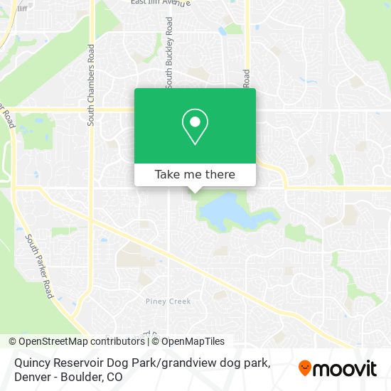 Quincy Reservoir Dog Park / grandview dog park map