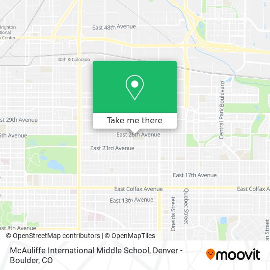 McAuliffe International Middle School map