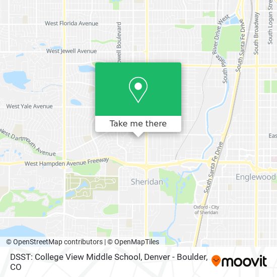 DSST: College View Middle School map