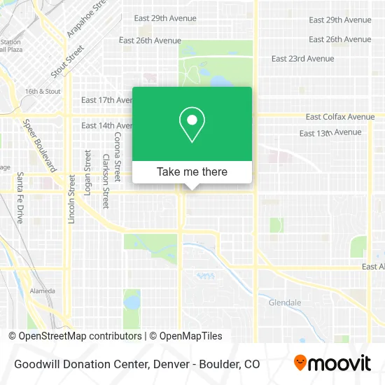 Goodwill Donation Center map