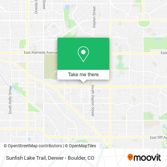 Sunfish Lake Trail map