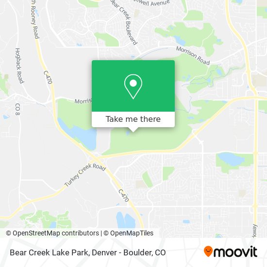 Mapa de Bear Creek Lake Park