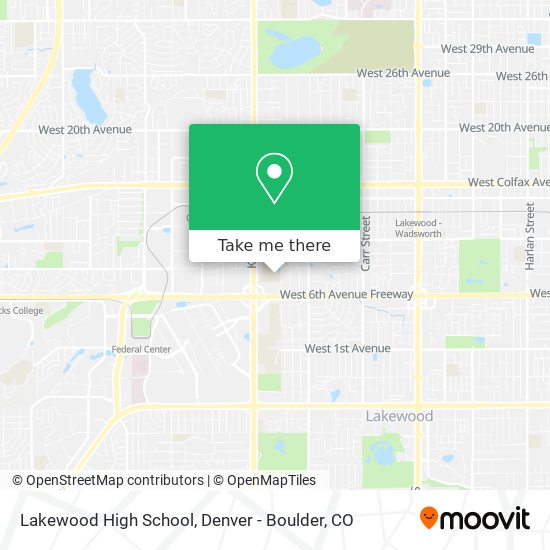 Lakewood High School map