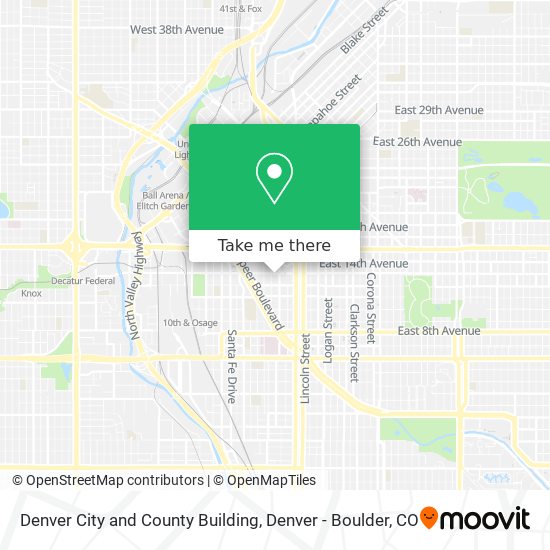 Mapa de Denver City and County Building