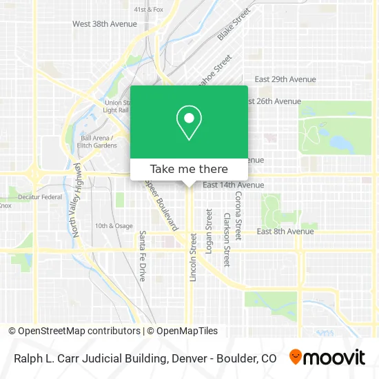 Ralph L. Carr Judicial Building map