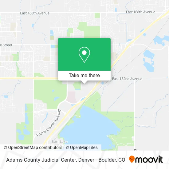 Adams County Judicial Center map