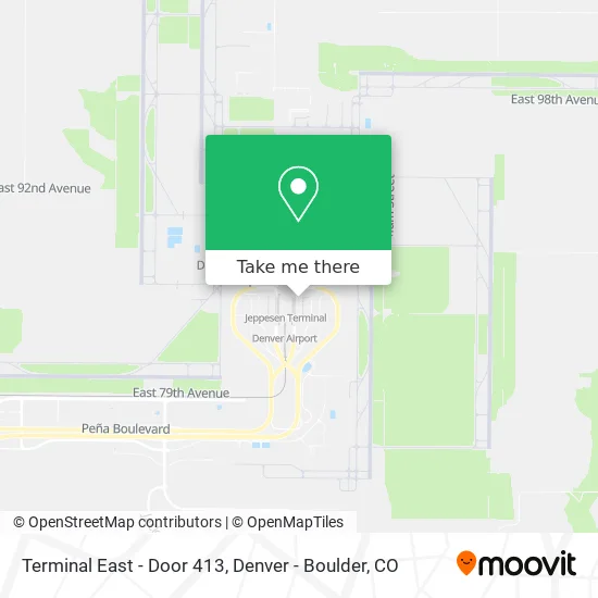 Dia East Terminal Airlines How To Get To Terminal East - Door 413 In Denver By Bus, Train Or Light  Rail?
