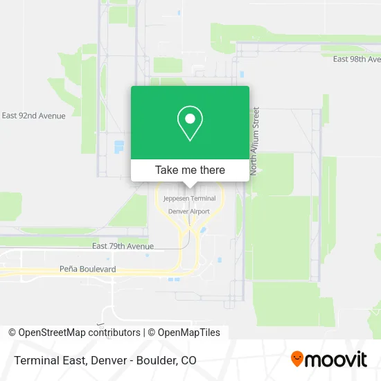Mapa de Terminal East