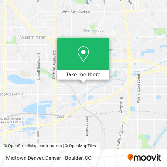Mapa de Midtown Denver