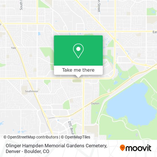 Olinger Hampden Memorial Gardens Cemetery map