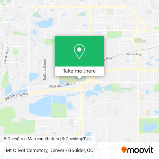 Mt Olivet Cemetery map