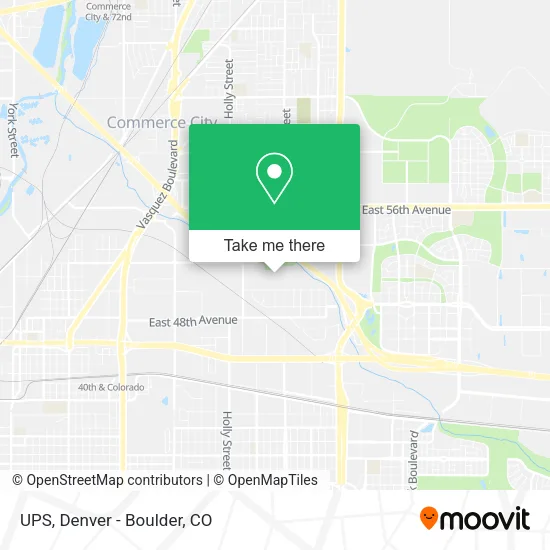 UPS map