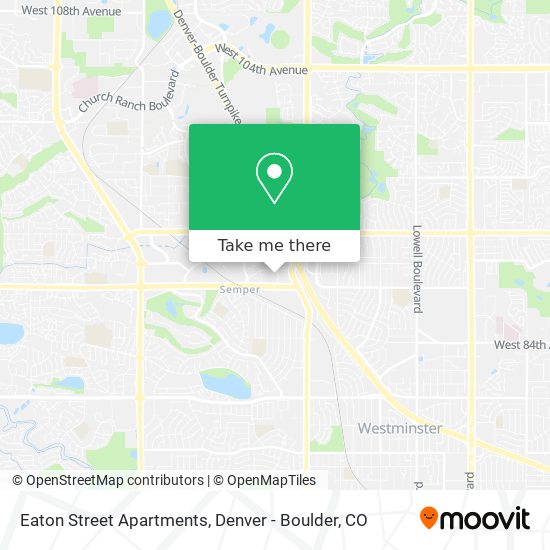 Mapa de Eaton Street Apartments