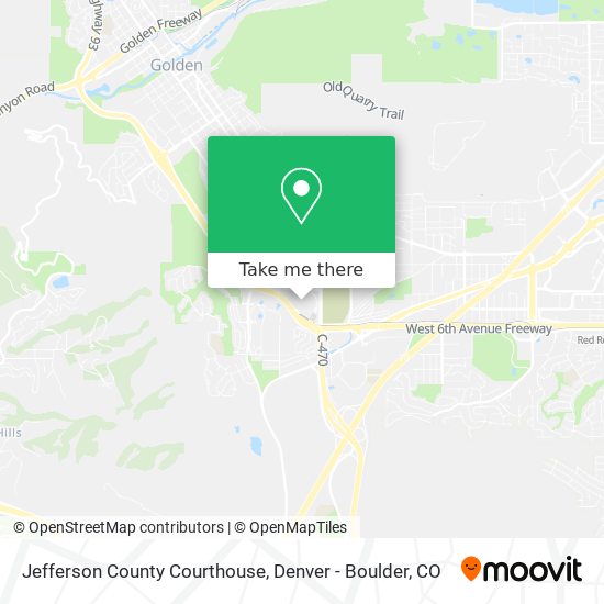 Mapa de Jefferson County Courthouse