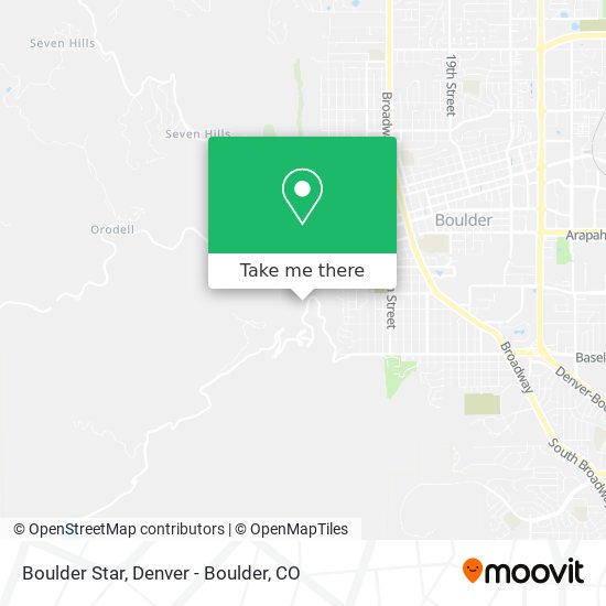 Boulder Star map