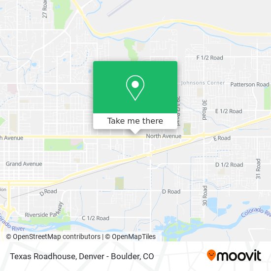 Mapa de Texas Roadhouse