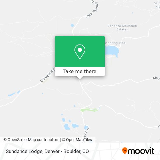 Mapa de Sundance Lodge