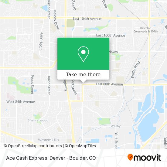 Ace Cash Express map