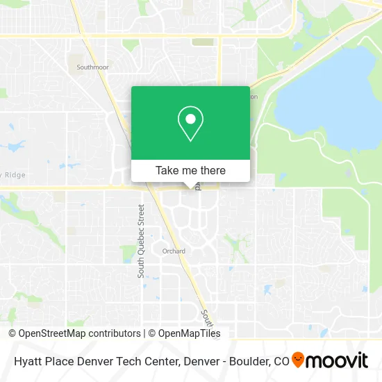 Hyatt Place Denver Tech Center map