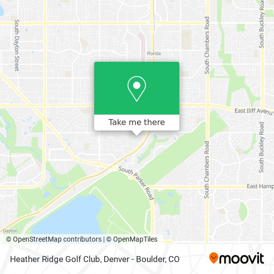 Heather Ridge Golf Club map