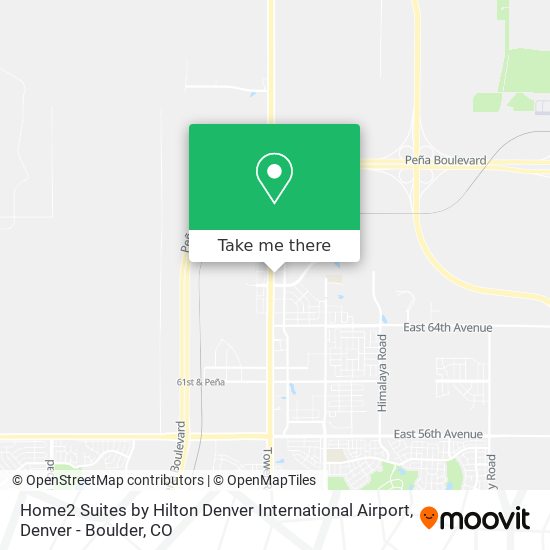 Home2 Suites by Hilton Denver International Airport map