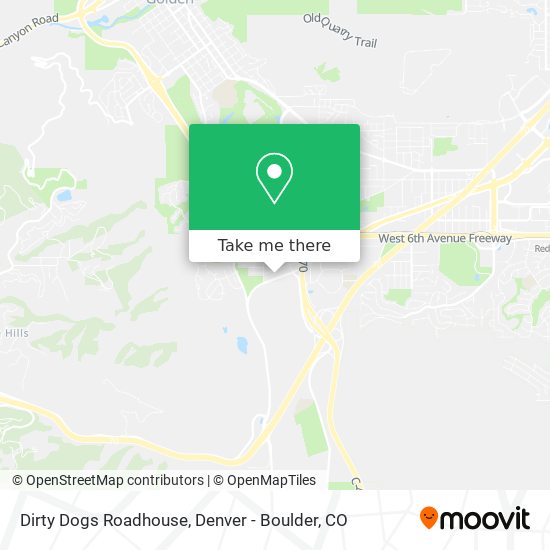 Dirty Dogs Roadhouse map