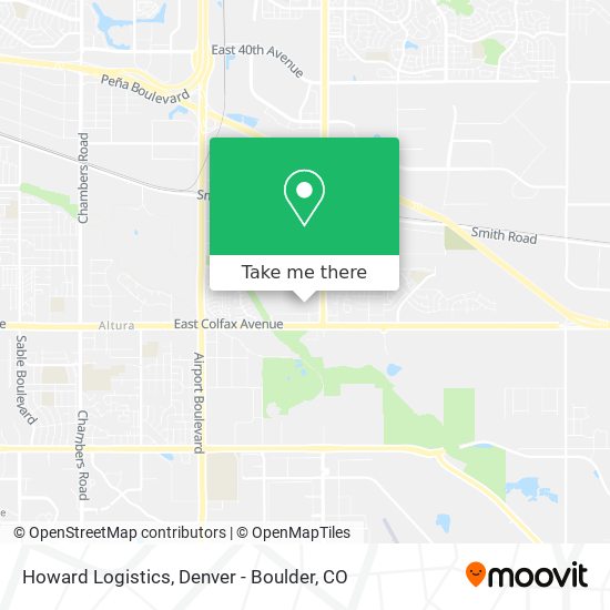 Mapa de Howard Logistics