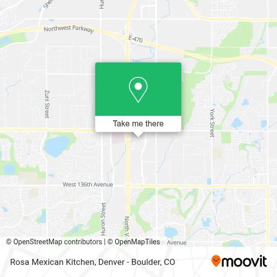 Rosa Mexican Kitchen map