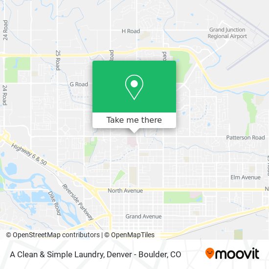 Mapa de A Clean & Simple Laundry