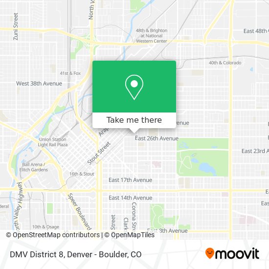 Mapa de DMV District 8