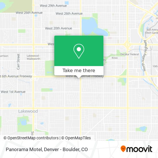 Mapa de Panorama Motel