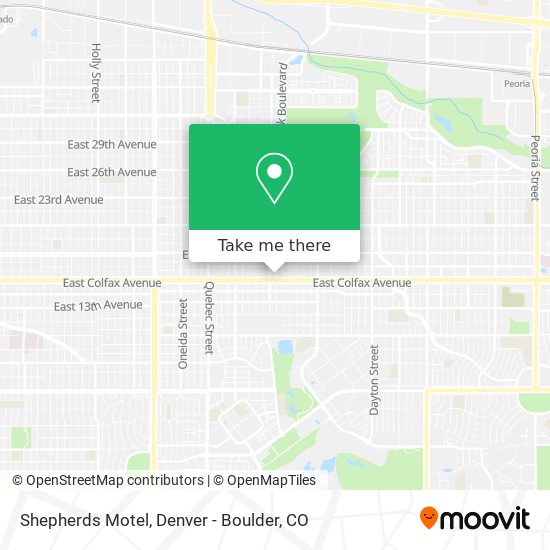 Shepherds Motel map