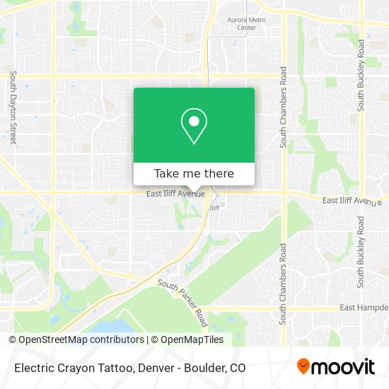 Electric Crayon Tattoo map