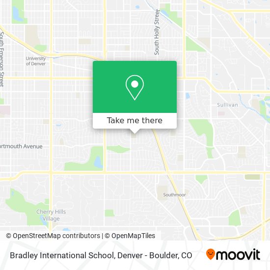 Bradley International School map