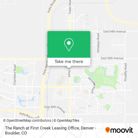 Mapa de The Ranch at First Creek Leasing Office