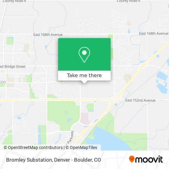 Mapa de Bromley Substation