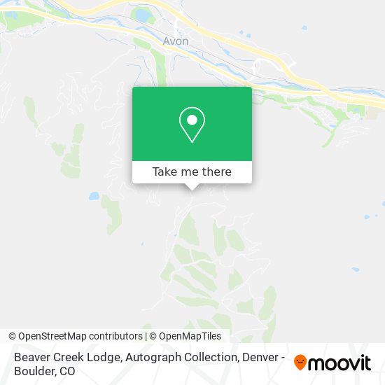Beaver Creek Lodge, Autograph Collection map