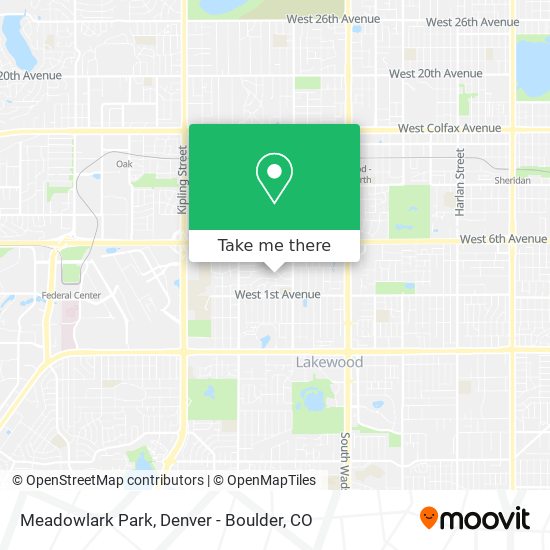Meadowlark Park map