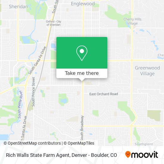 Rich Walls State Farm Agent map