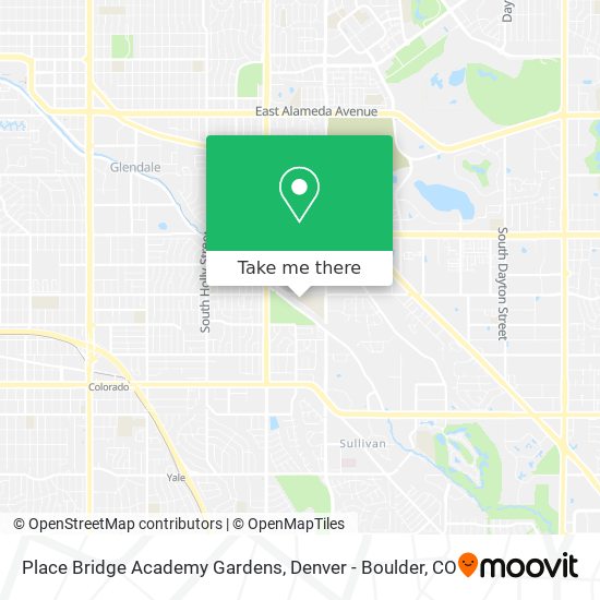 Place Bridge Academy Gardens map