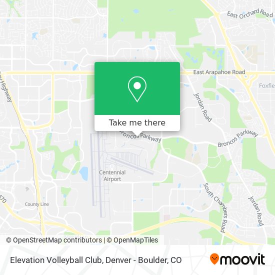 Elevation Volleyball Club map