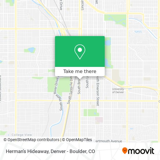Herman's Hideaway map