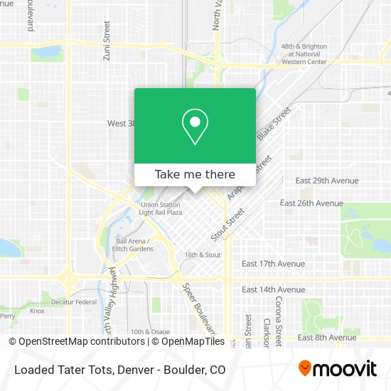 Loaded Tater Tots map
