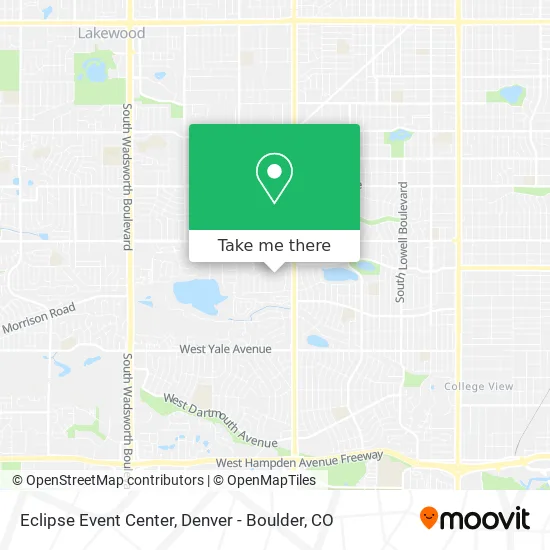 Eclipse Event Center map