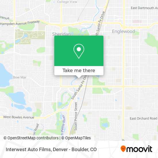 Interwest Auto Films map