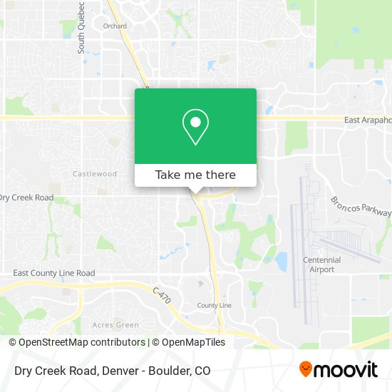 Dry Creek Road map
