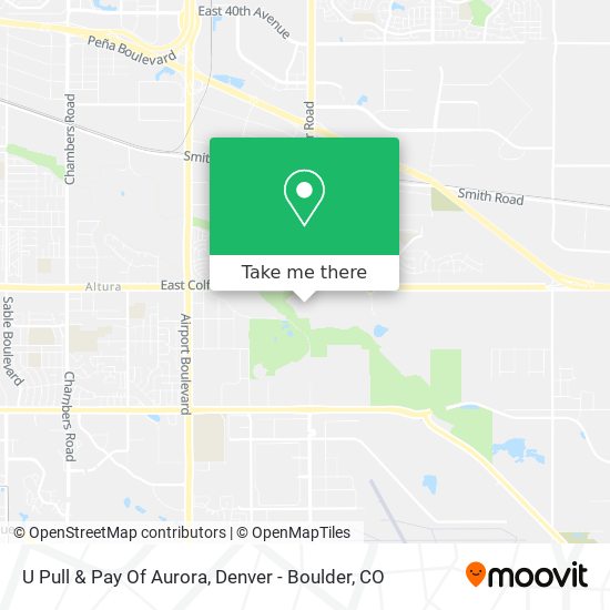 Mapa de U Pull & Pay Of Aurora